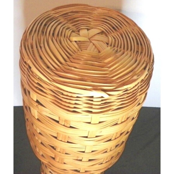 Vintage Wicker Umbrella Basket Woven Basket Retro Art‎ Deco - Picture 5 of 11